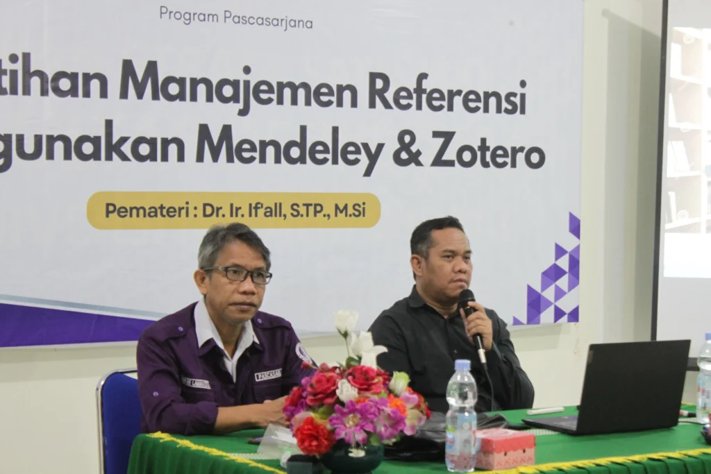 Program Pascasarjana Universitas Alkhairaat Gelar Pelatihan Manajemen Referensi Menggunakan Mendeley & Zotero